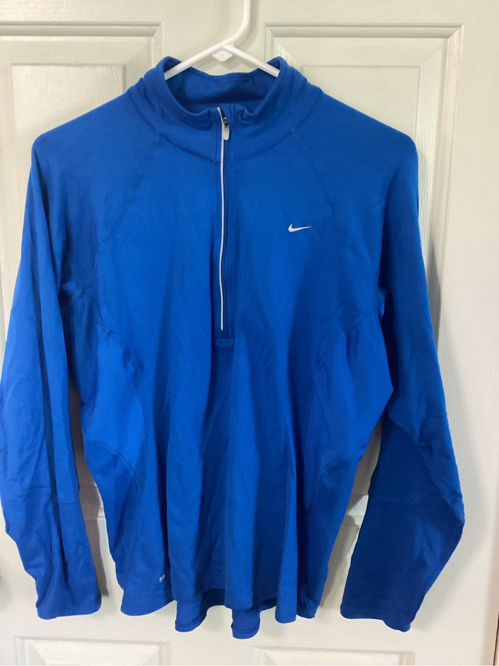 Nike Blue Dri-FIT Zip Pullover